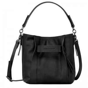 Longchamp 3D S Women's Crossbody Bags Black | MYZ-451963