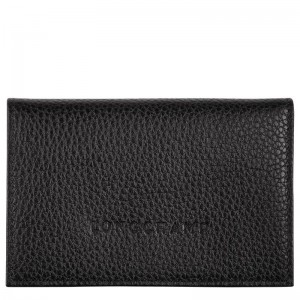 Longchamp Le Foulonné Men's Cardholders Black | HOY-354827