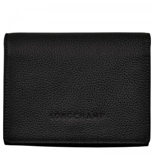 Longchamp Le Foulonné Men's Wallets Black | PBG-017589