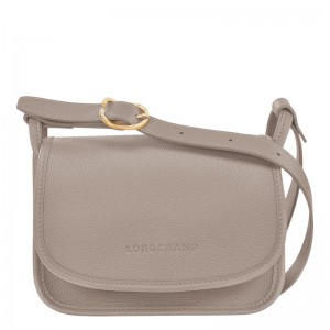 Longchamp Le Foulonné S Women's Crossbody Bags Turtledove Grey | COM-506829