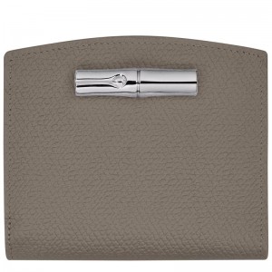 Longchamp Roseau Women's Wallets Turtledove Grey | OVQ-175269