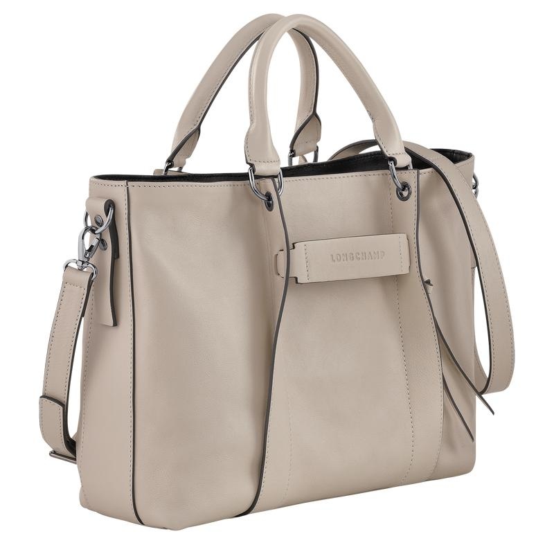 Longchamp 3D L Women's Handbags Clay Grey | CMX-893764