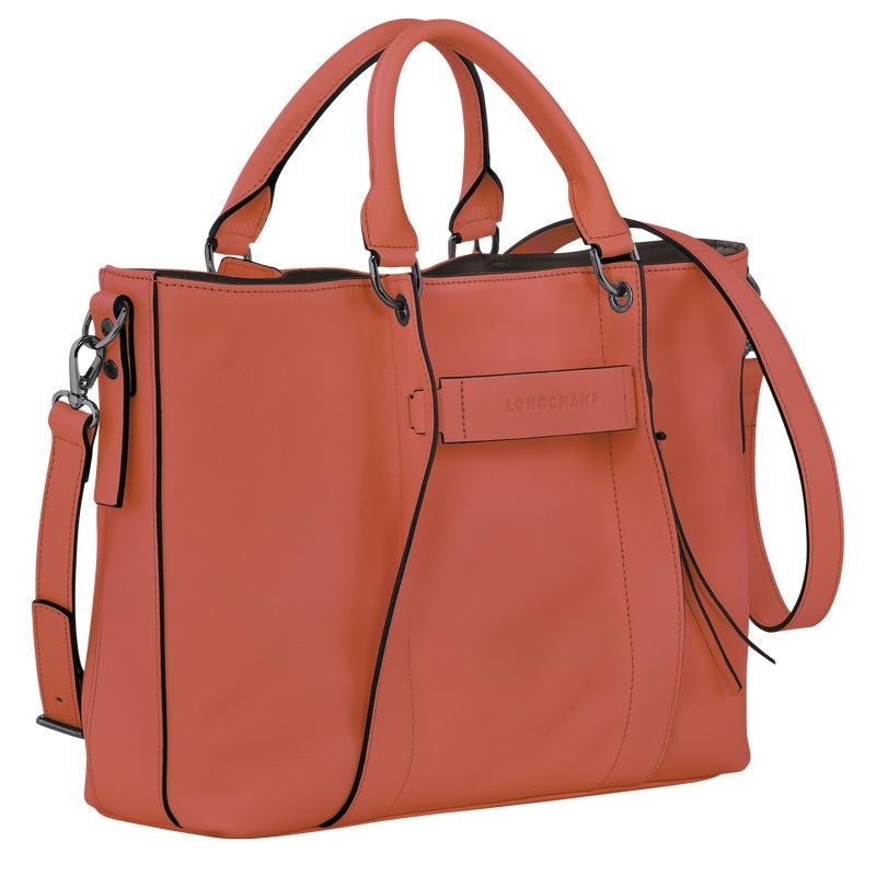 Longchamp 3D L Women's Handbags Sienna Red | AJC-981734