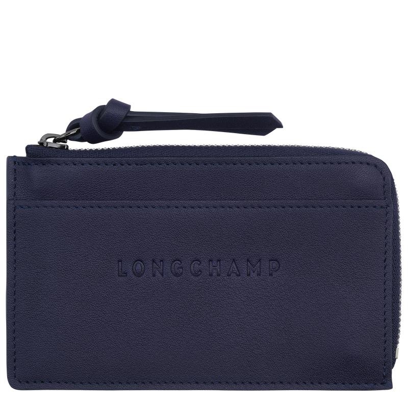 Longchamp 3D Men\'s Cardholders Bilberry Purple | HAD-358091