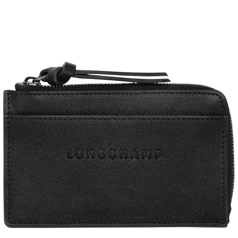 Longchamp 3D Men\'s Cardholders Black | AVB-167802