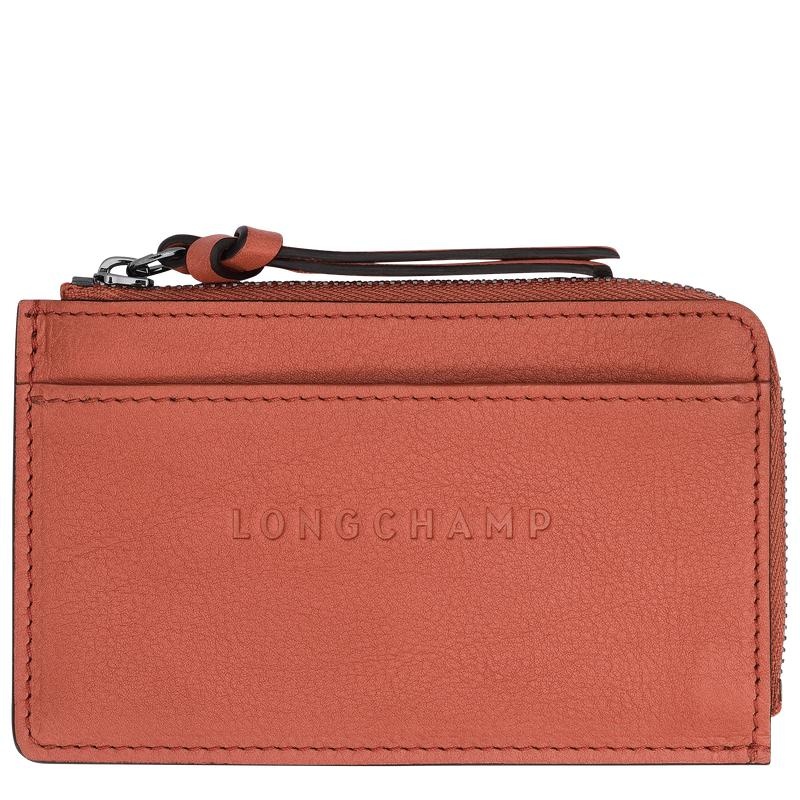 Longchamp 3D Men\'s Cardholders Sienna Red | JLE-572039