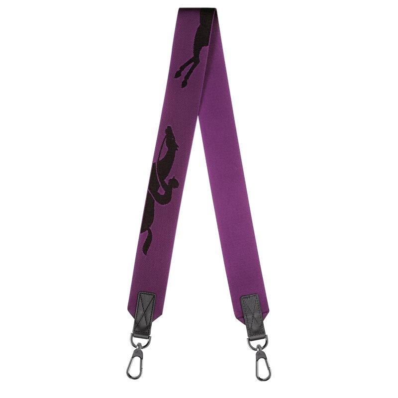 Longchamp 3D Men\'s Shoulder Straps Violet Purple | ULT-431576