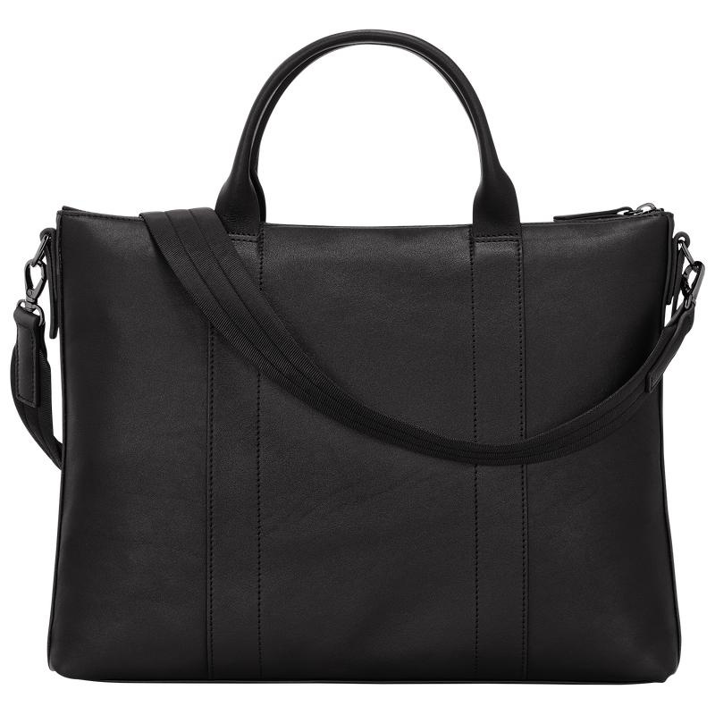 Longchamp 3D Women's Briefcase Black | ELN-182479