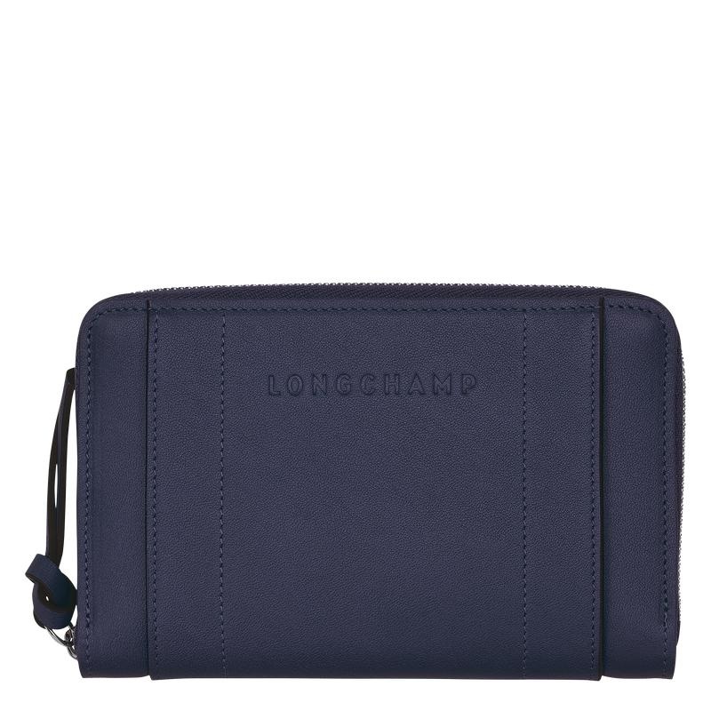 Longchamp 3D Women\'s Wallets Bilberry Purple | RMC-735219