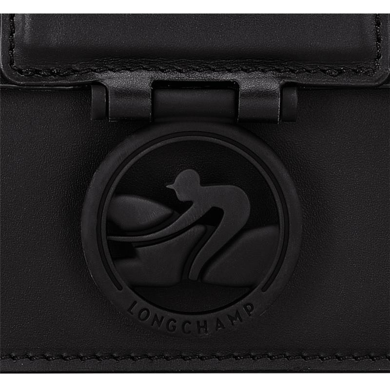 Longchamp Box-Trot M Shoulder bag Women's Shoulder Bags Black | PUM-048753