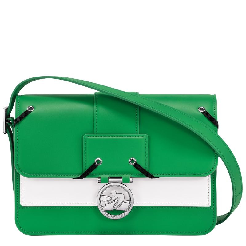 Longchamp Box-Trot M Women\'s Crossbody Bags Lawn Green | RWP-253687