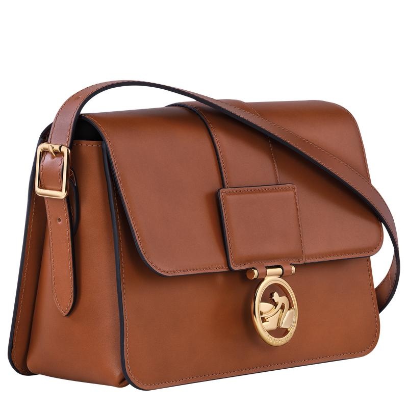 Longchamp Box-Trot M Women's Crossbody Bags Cognac Brown | EJR-346082