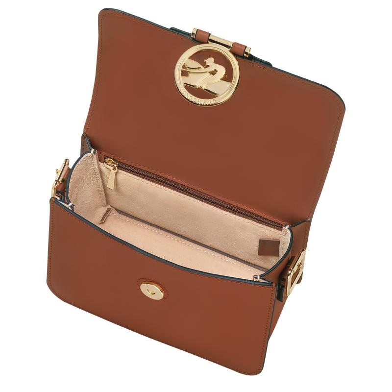 Longchamp Box-Trot S Women's Crossbody Bags Cognac Brown | BYF-954173