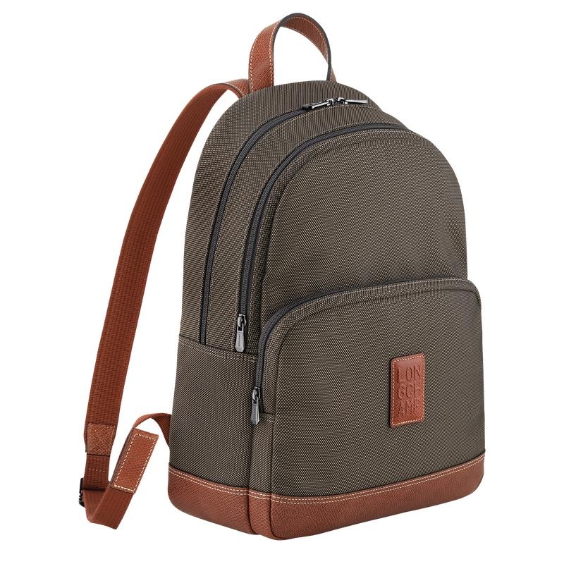 Longchamp Boxford Men's Backpacks Brown | MGB-549680