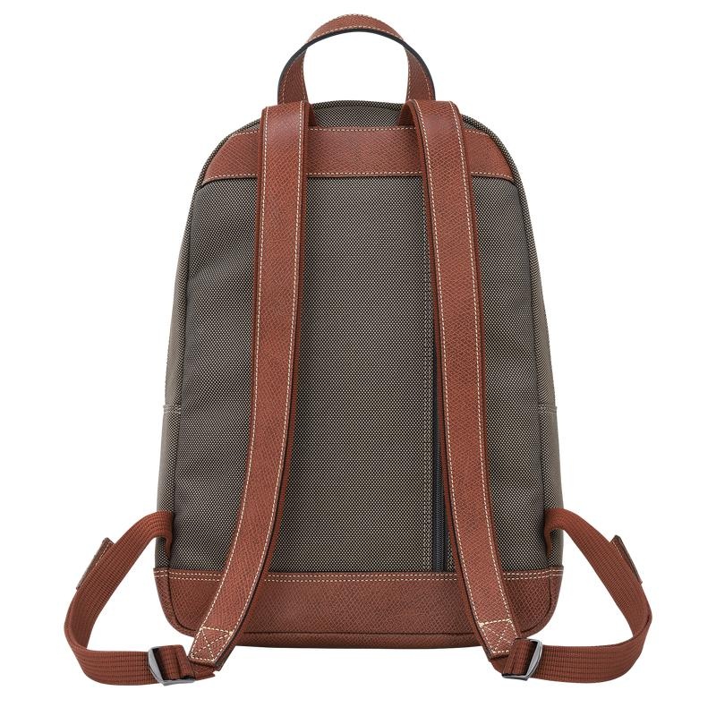 Longchamp Boxford Men's Backpacks Brown | MGB-549680