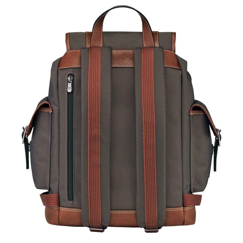 Longchamp Boxford Men's Backpacks Brown | EHC-190468