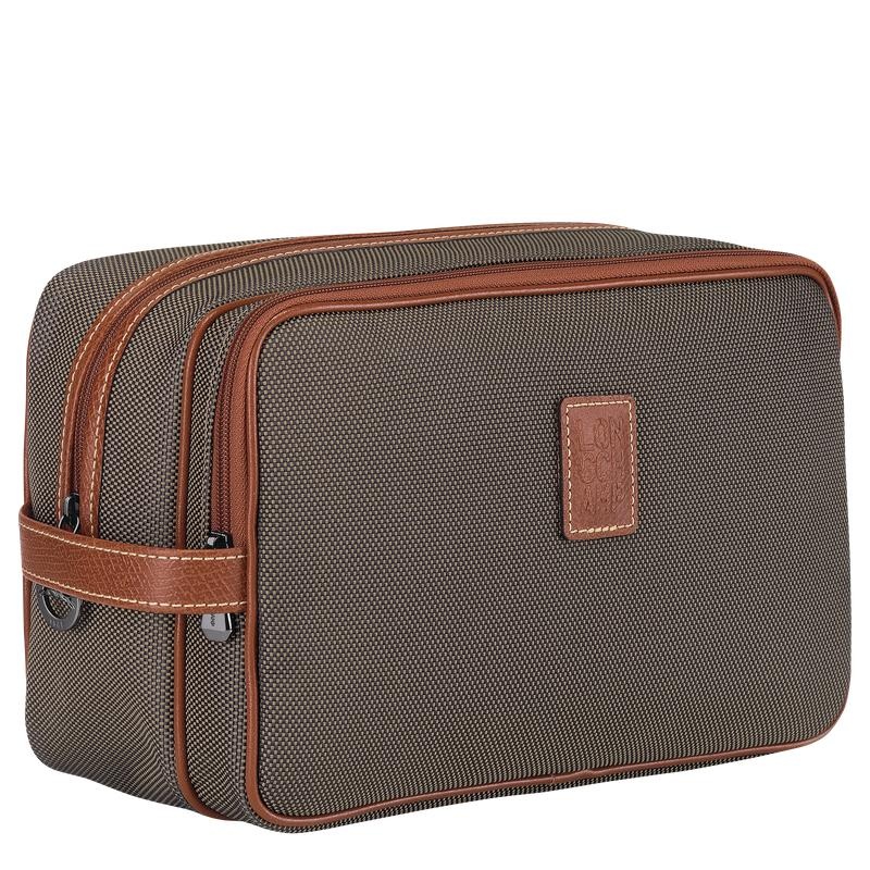 Longchamp Boxford Men's Toiletry Bags Brown | VDM-240856