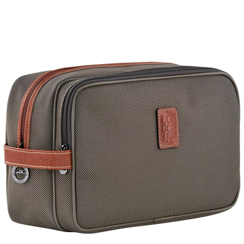 Longchamp Boxford Men's Toiletry Bags Brown | VDM-240856