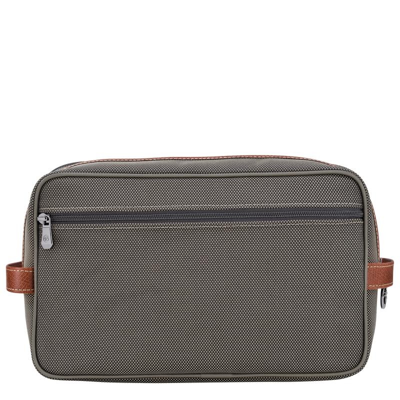 Longchamp Boxford Men's Toiletry Bags Brown | VDM-240856