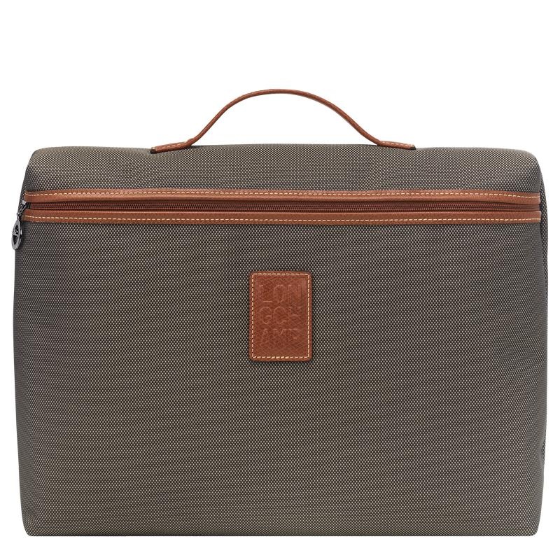 Longchamp Boxford S Men\'s Briefcase Brown | INO-927386