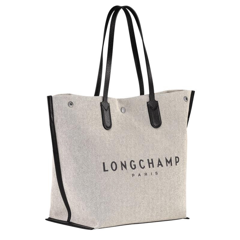 Longchamp Essential L Women's Tote Bag Ecru White | REI-921847