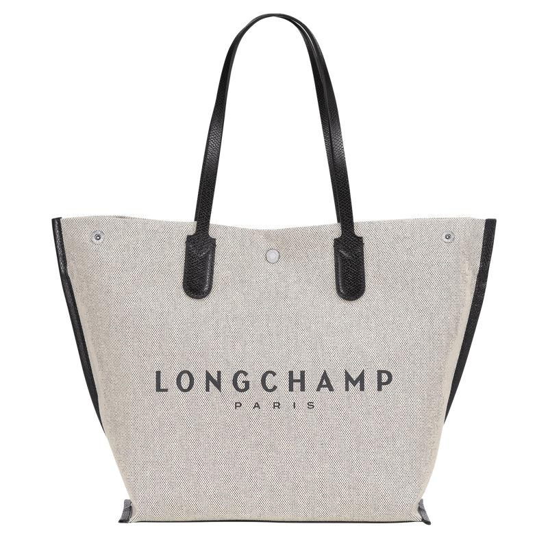 Longchamp Essential L Women\'s Tote Bag Ecru White | REI-921847