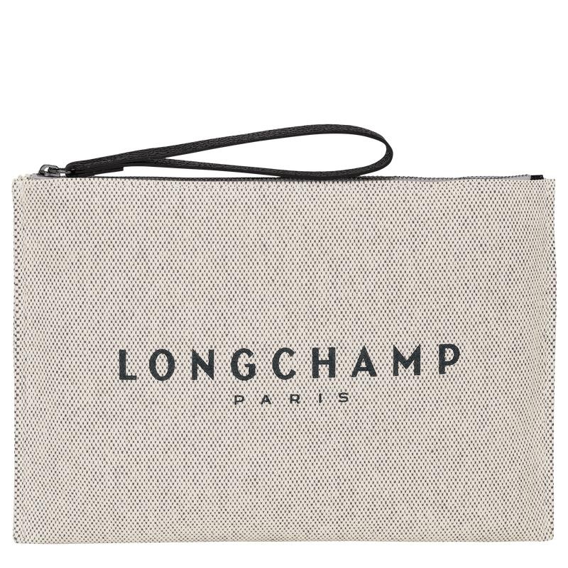 Longchamp Essential Women\'s Pouches Ecru White | DFM-895274