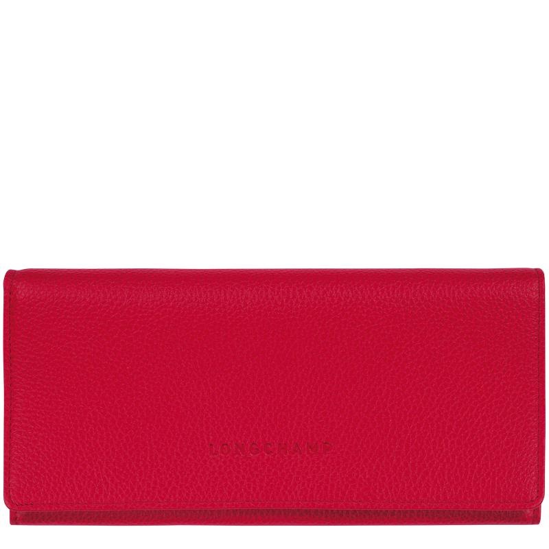 Longchamp Le Foulonné Continental Women\'s Wallets Love Red | WBA-104659