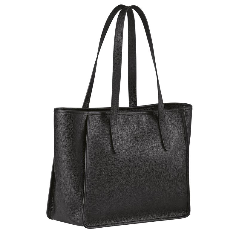 Longchamp Le Foulonné L Women's Tote Bag Black | YGS-621478