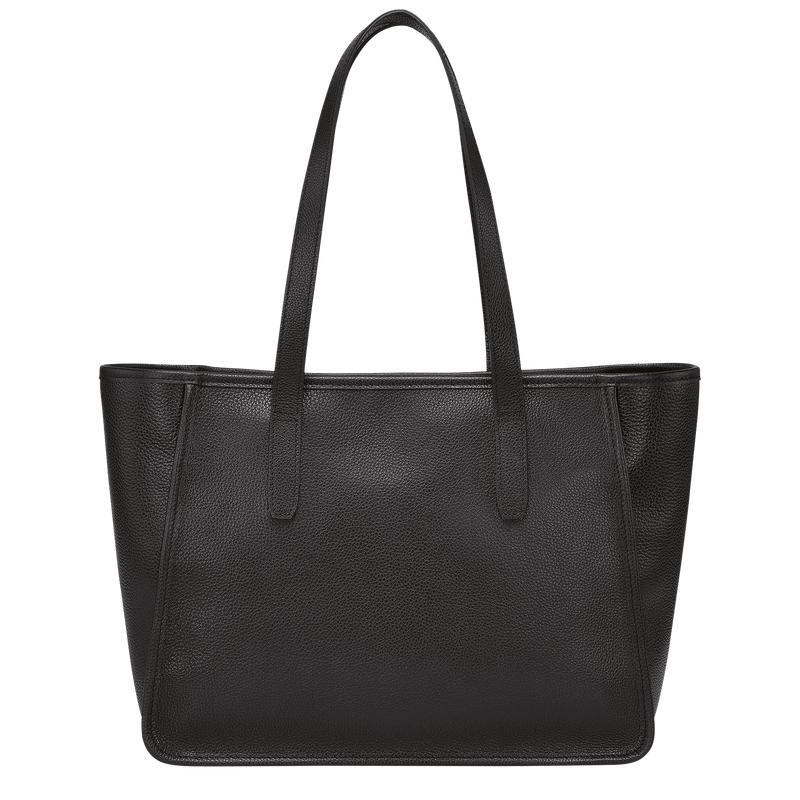 Longchamp Le Foulonné L Women's Tote Bag Black | YGS-621478