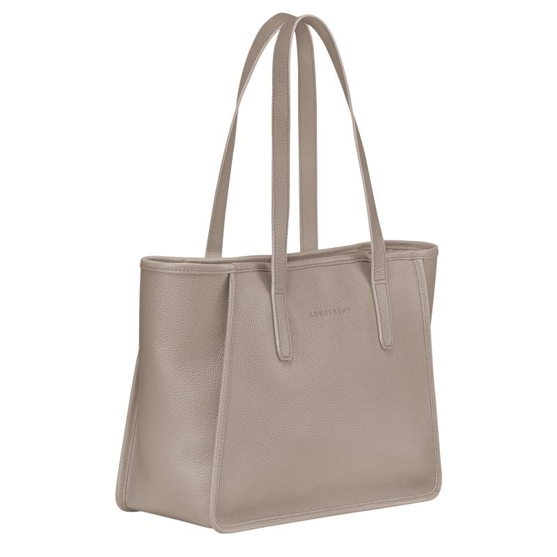 Longchamp Le Foulonné L Women's Tote Bag Turtledove Grey | GZB-712390