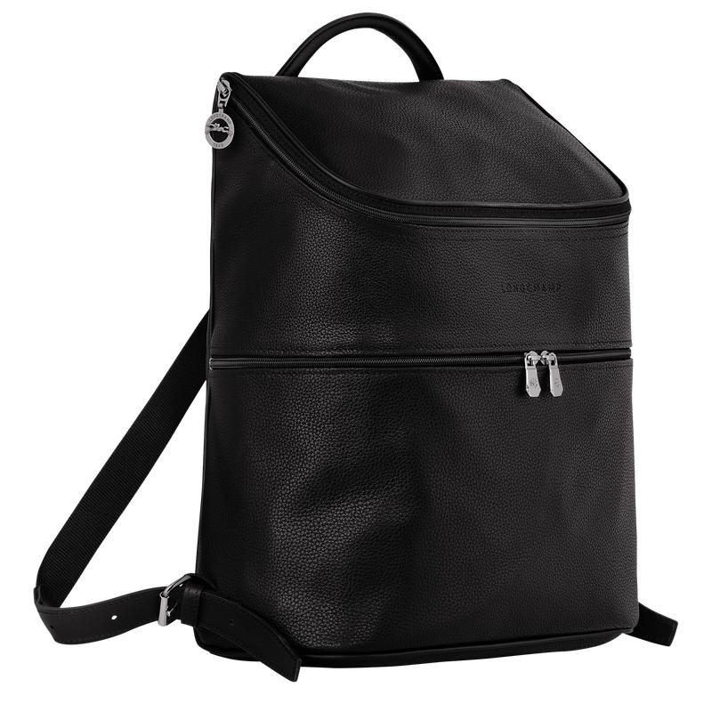 Longchamp Le Foulonné Men's Backpacks Black | IRM-918032