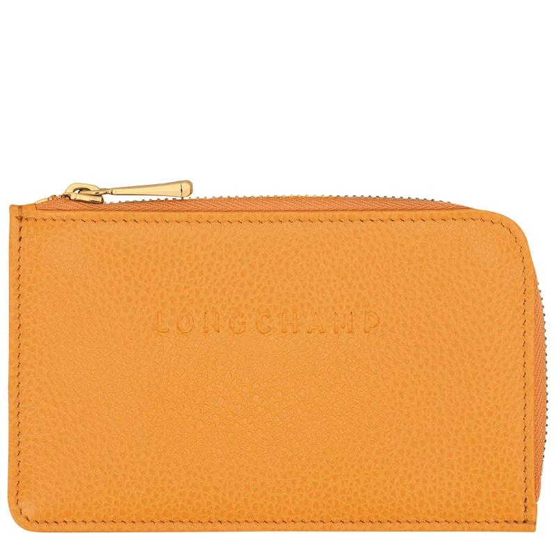 Longchamp Le Foulonné Men\'s Cardholders Apricot Orange | QDS-063425