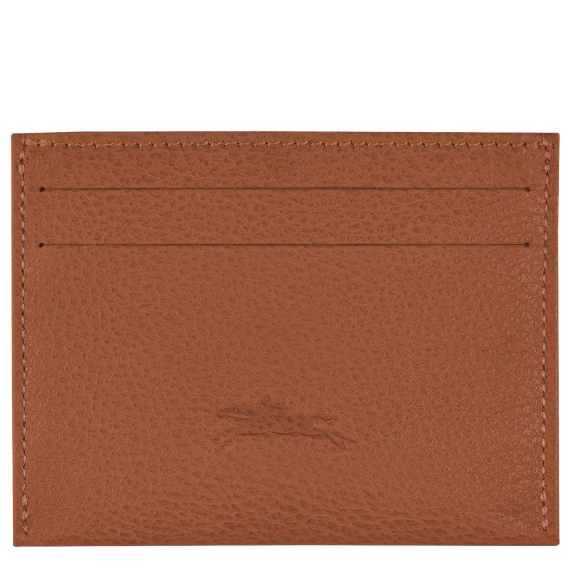 Longchamp Le Foulonné Men's Cardholders Caramel Brown | RLO-824960