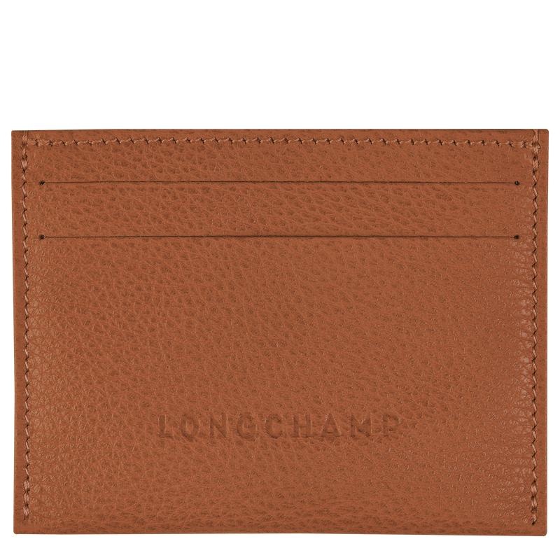 Longchamp Le Foulonné Men\'s Cardholders Caramel Brown | RLO-824960