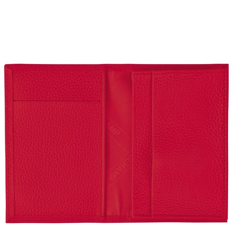 Longchamp Le Foulonné Men's Cardholders Love Red | QHR-198056