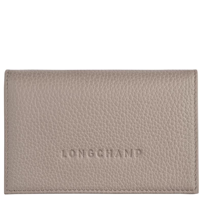 Longchamp Le Foulonné Men\'s Cardholders Turtledove Grey | PWZ-834251