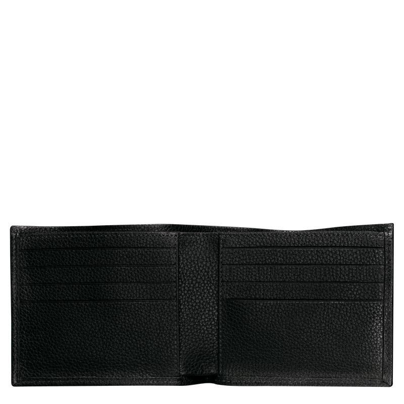 Longchamp Le Foulonné Men's Wallets Black | OMQ-429803