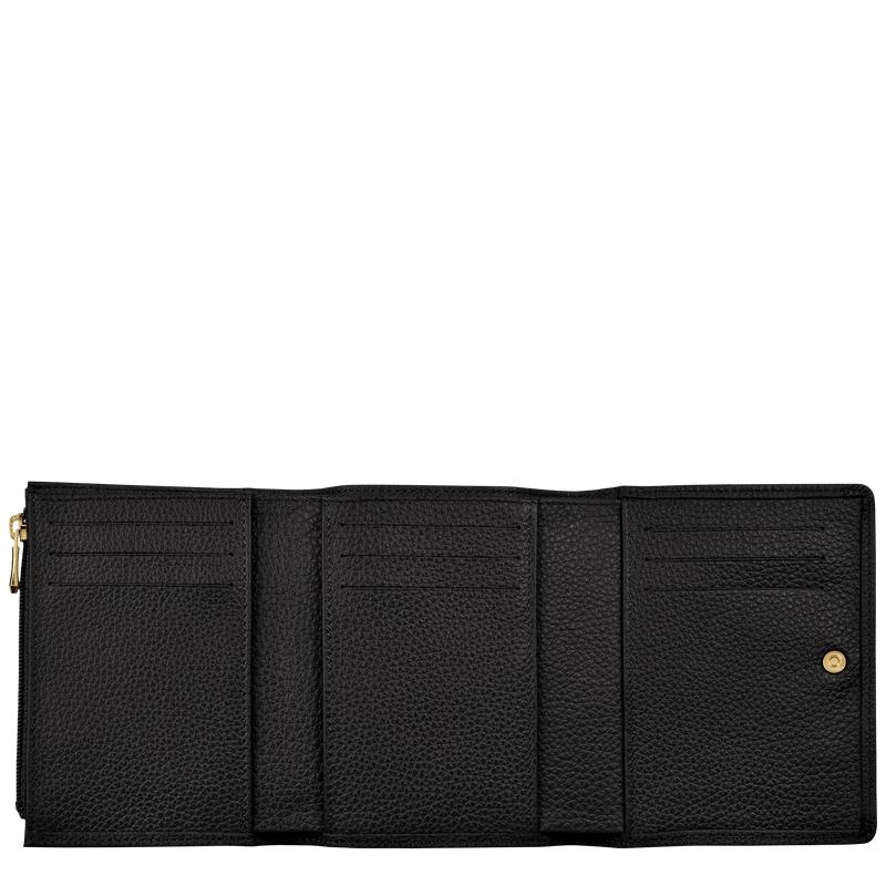 Longchamp Le Foulonné Men's Wallets Black | PBG-017589