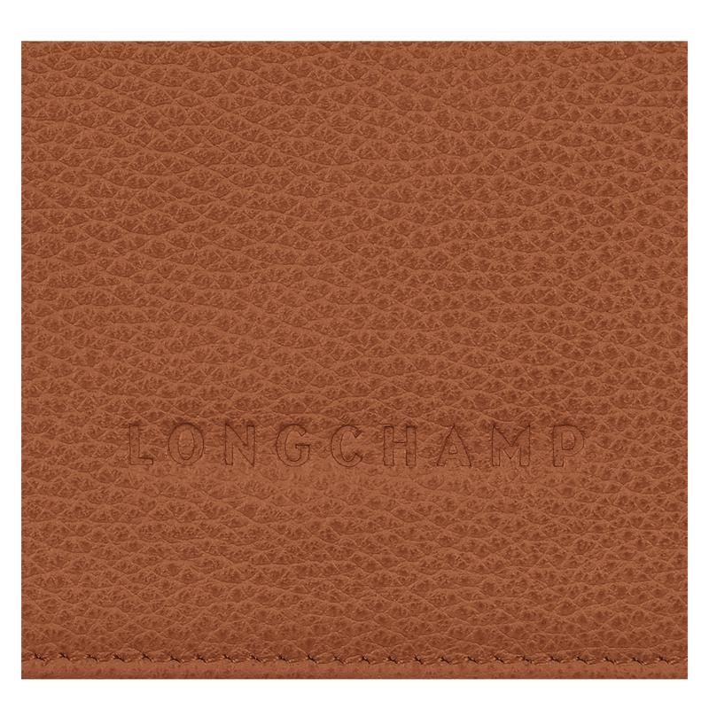 Longchamp Le Foulonné Men's Wallets Caramel Brown | VEK-194785