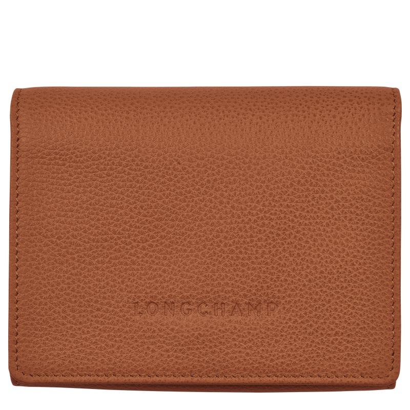 Longchamp Le Foulonné Men\'s Wallets Caramel Brown | VEK-194785