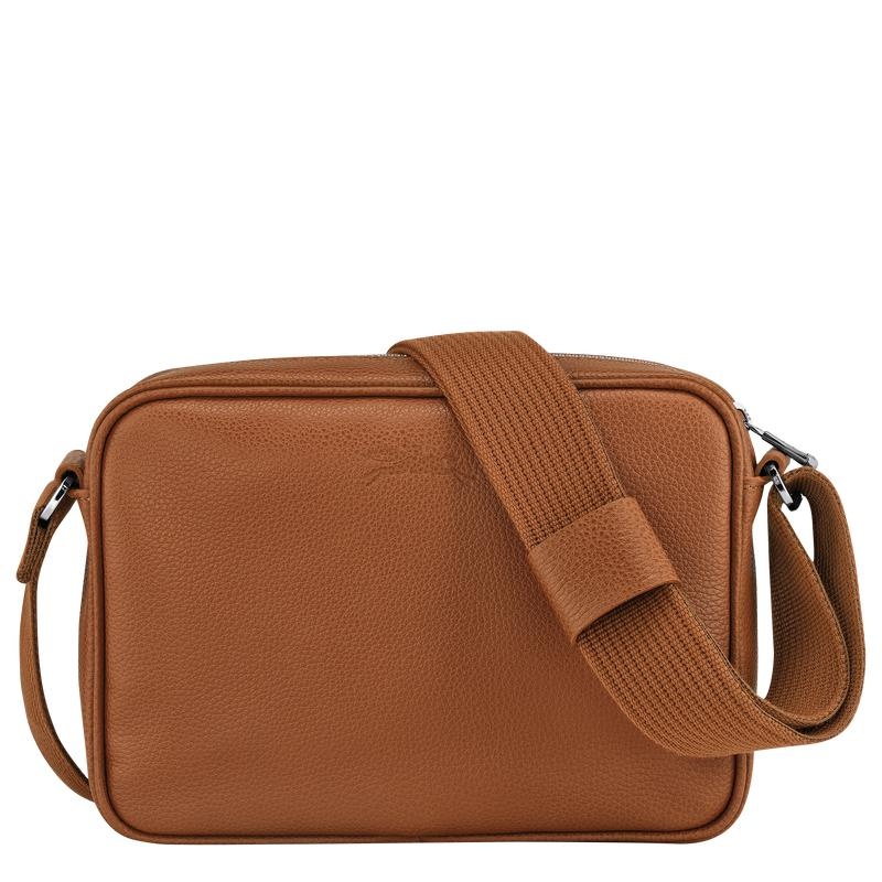 Longchamp Le Foulonné S Men's Camera Bag Caramel Brown | NOD-397056