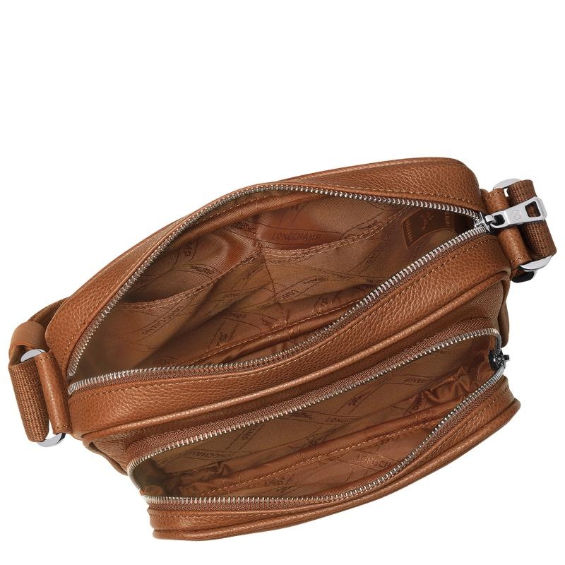 Longchamp Le Foulonné S Men's Camera Bag Caramel Brown | NOD-397056