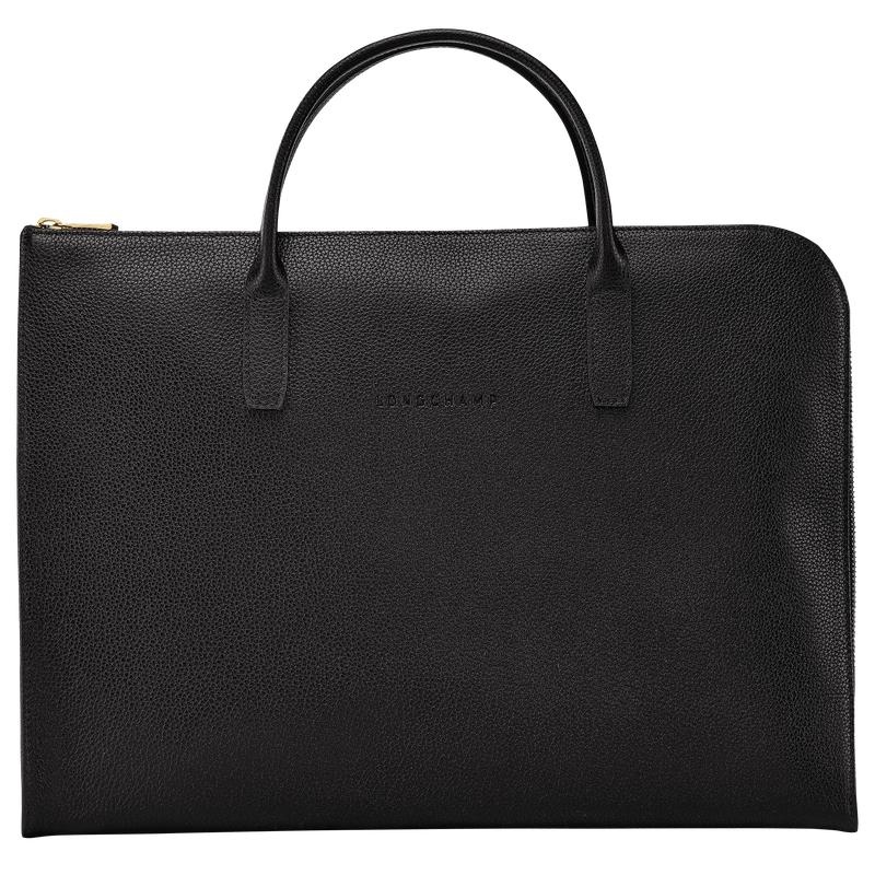 Longchamp Le Foulonné S Women\'s Briefcase Black | RXU-945630