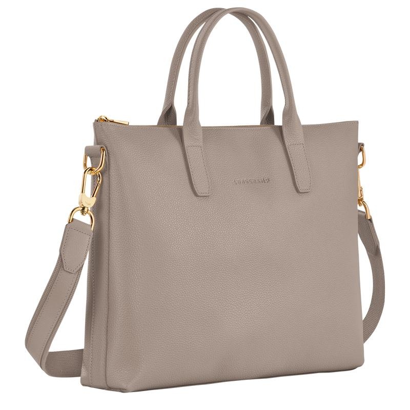 Longchamp Le Foulonné S Women's Briefcase Turtledove Grey | FHR-471068