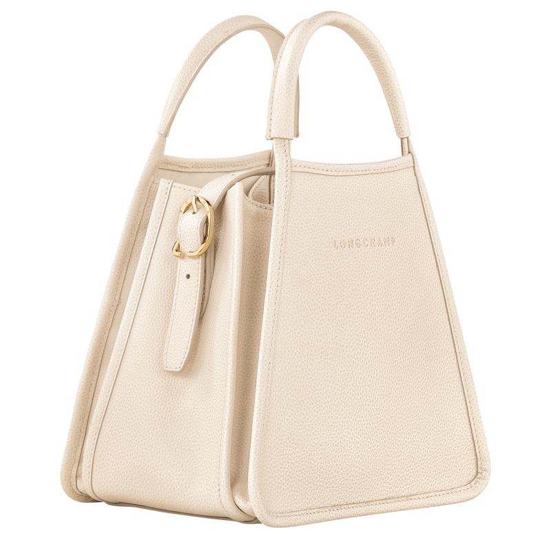 Longchamp Le Foulonné S Women's Handbags Paper White | VJC-846057