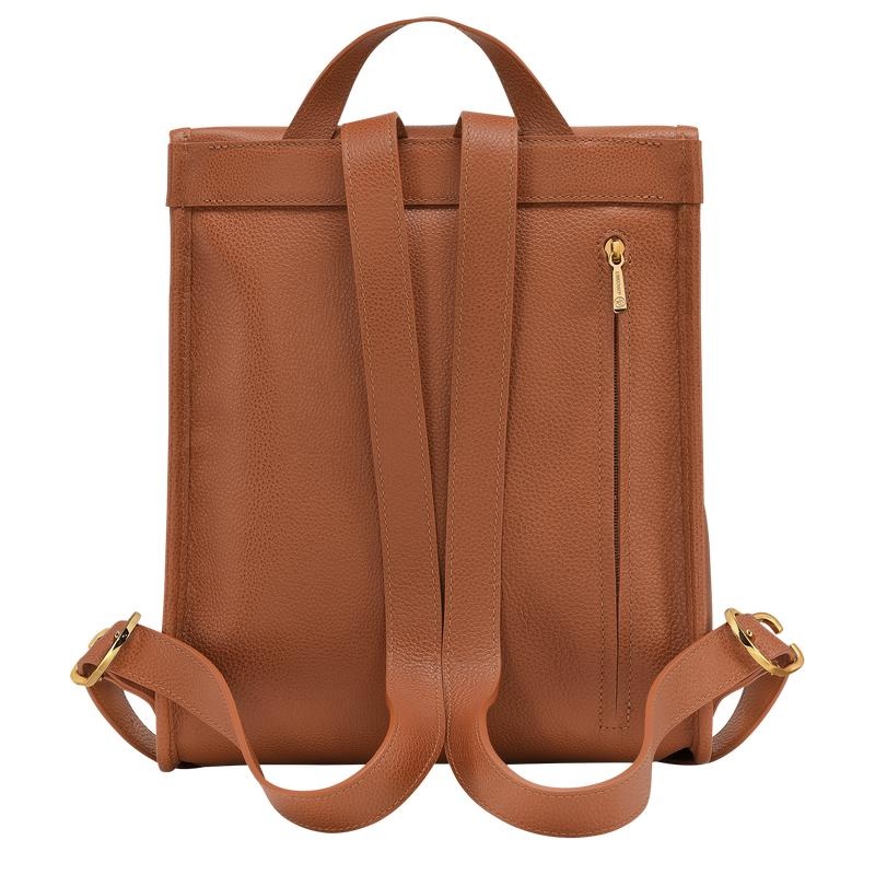 Longchamp Le Foulonné Women's Backpacks Caramel Brown | JNT-583062