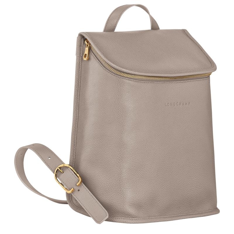 Longchamp Le Foulonné Women's Backpacks Turtledove Grey | BQX-142657