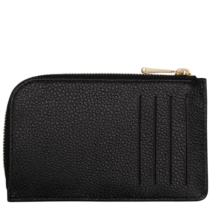 Longchamp Le Foulonné Women's Cardholders Black | YHN-302861