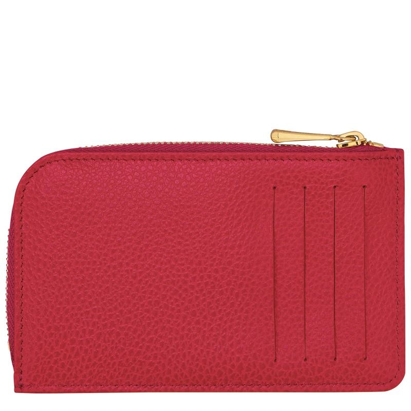 Longchamp Le Foulonné Women's Cardholders Love Red | OPK-901325